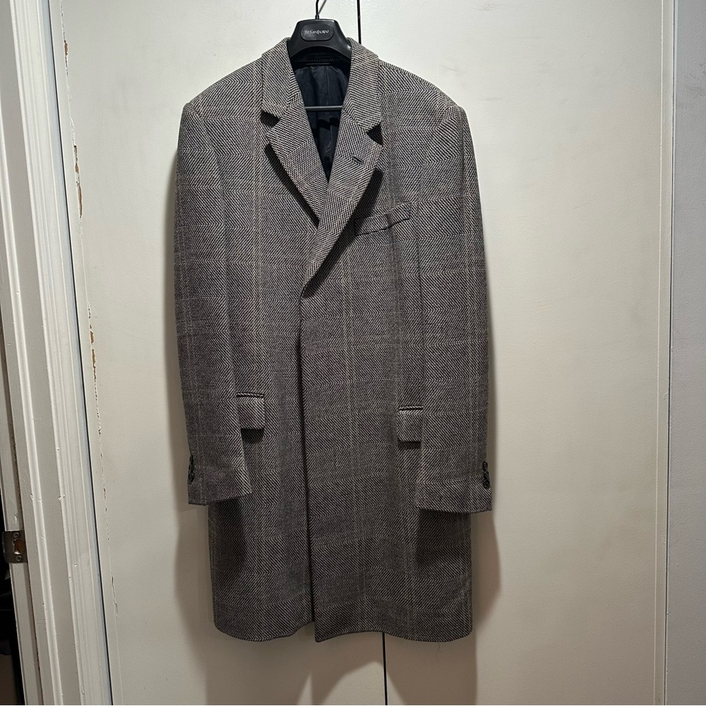 VTG Men’s YSL wool coat (Sz 52)